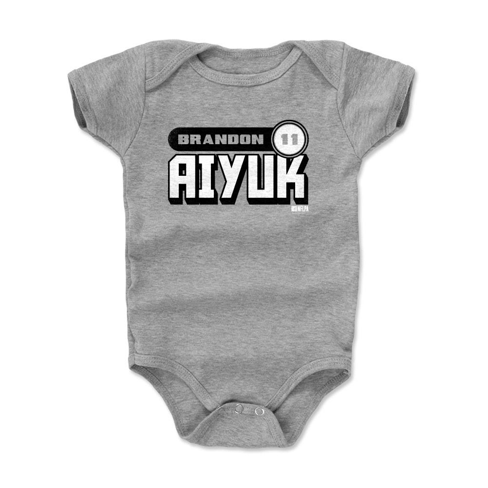Brandon Aiyuk Kids Baby Onesie | 500 LEVEL