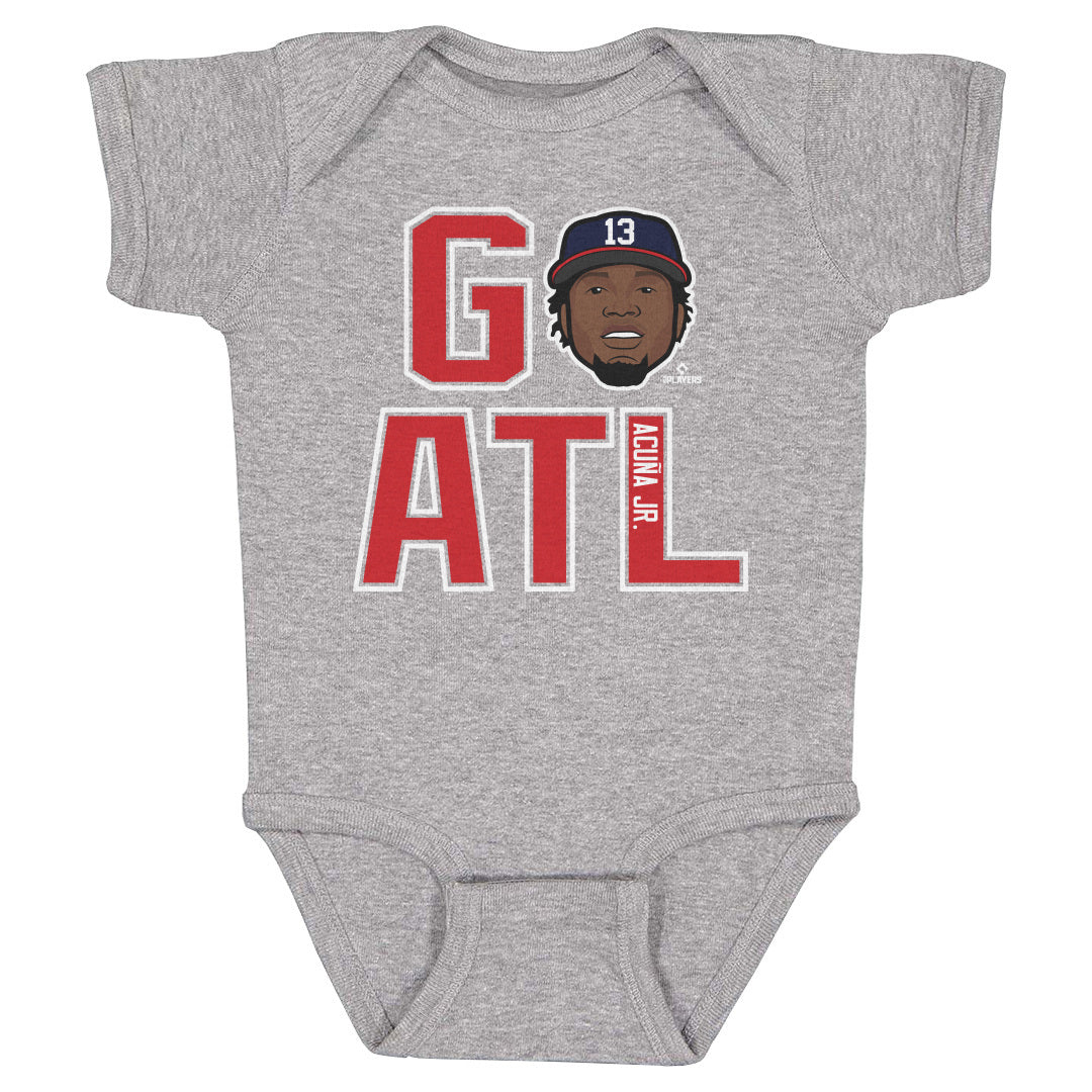 Ronald Acuna Jr. Kids Baby Onesie | 500 LEVEL