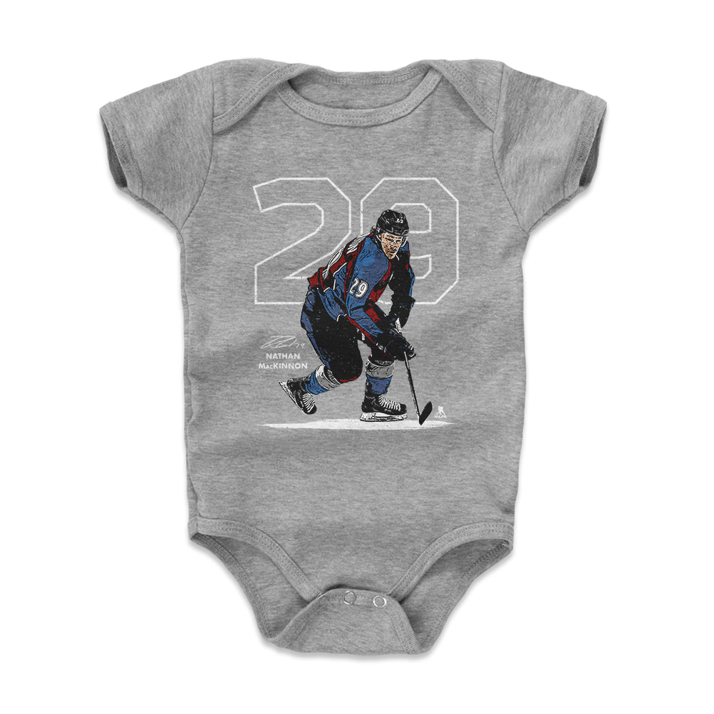 Nathan MacKinnon Kids Baby Onesie | 500 LEVEL