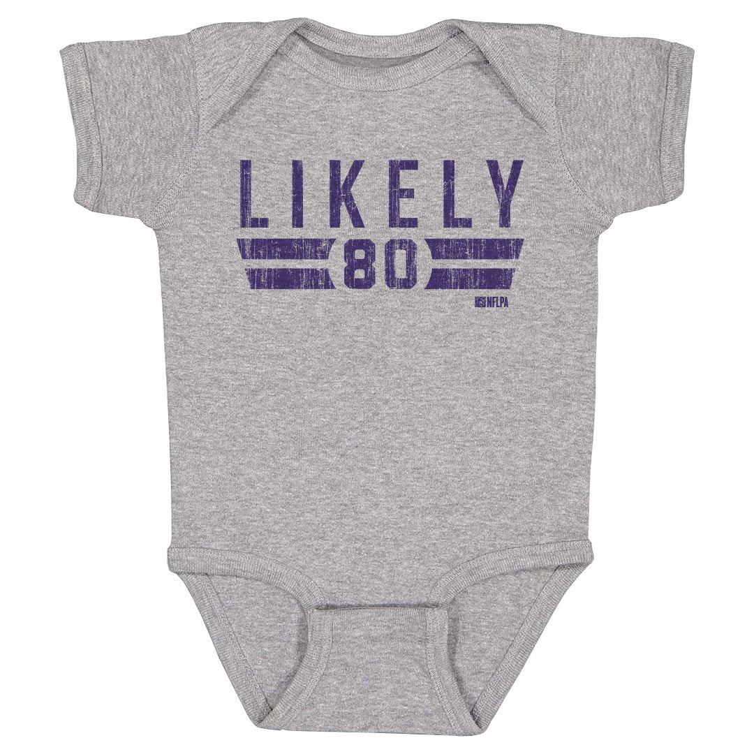 Isaiah Likely Kids Baby Onesie | 500 LEVEL