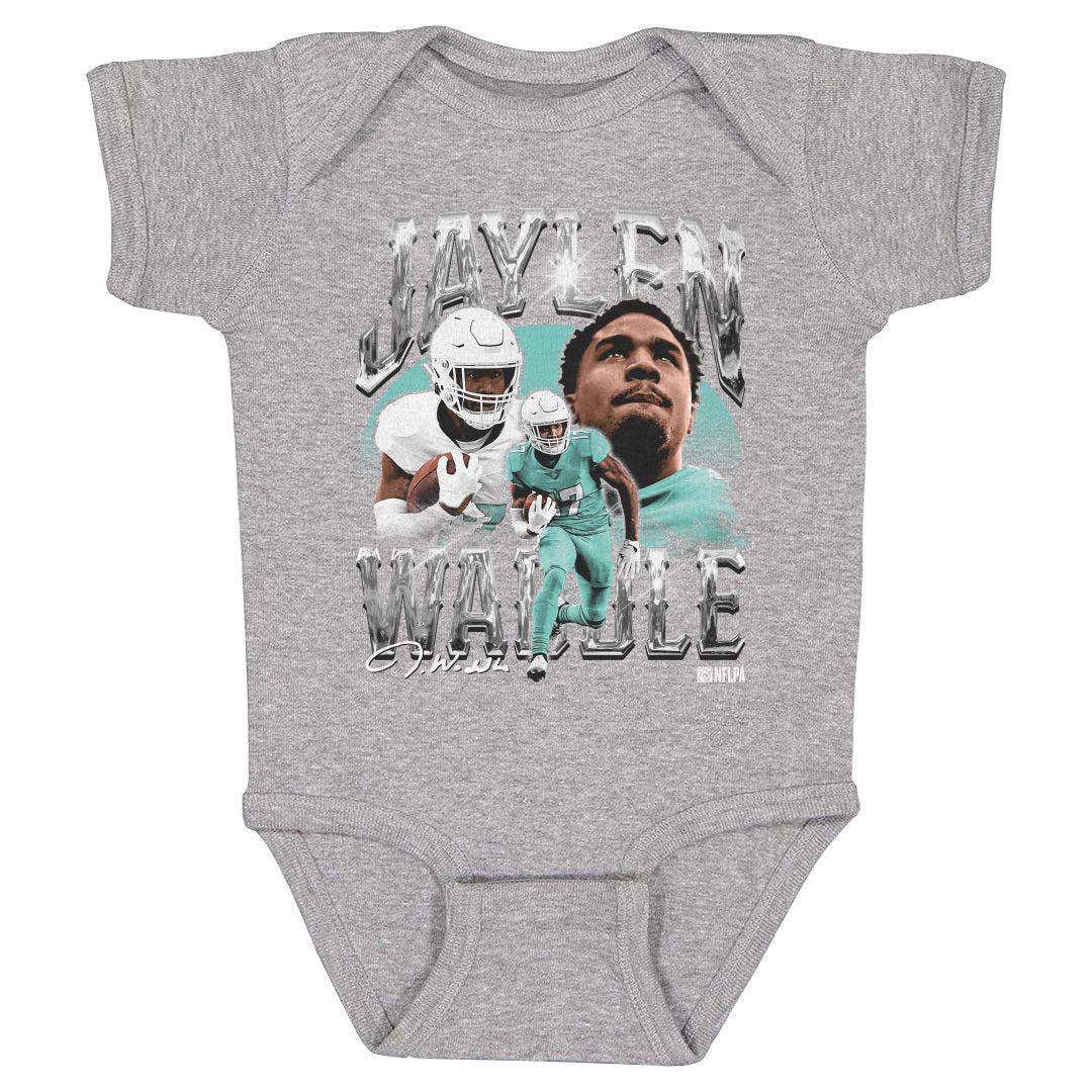Jaylen Waddle Kids Baby Onesie | 500 LEVEL