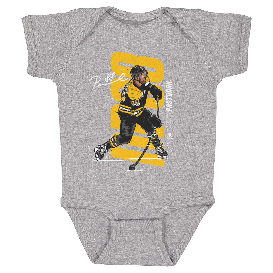 David Pastrnak Kids Baby Onesie | 500 LEVEL
