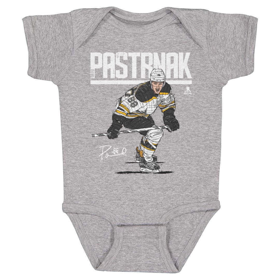 David Pastrnak Kids Baby Onesie | 500 LEVEL