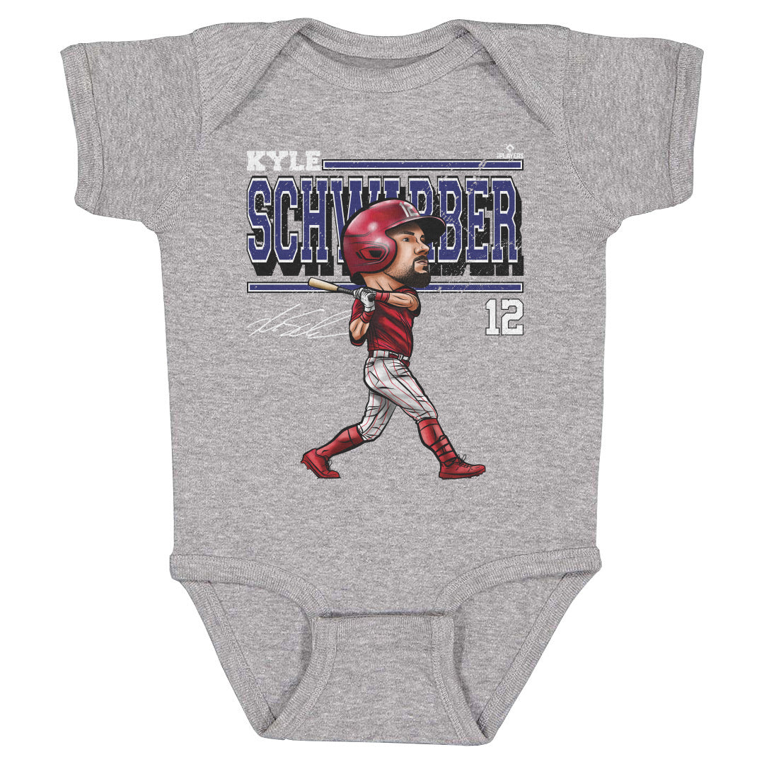 Kyle Schwarber Kids Baby Onesie | 500 LEVEL