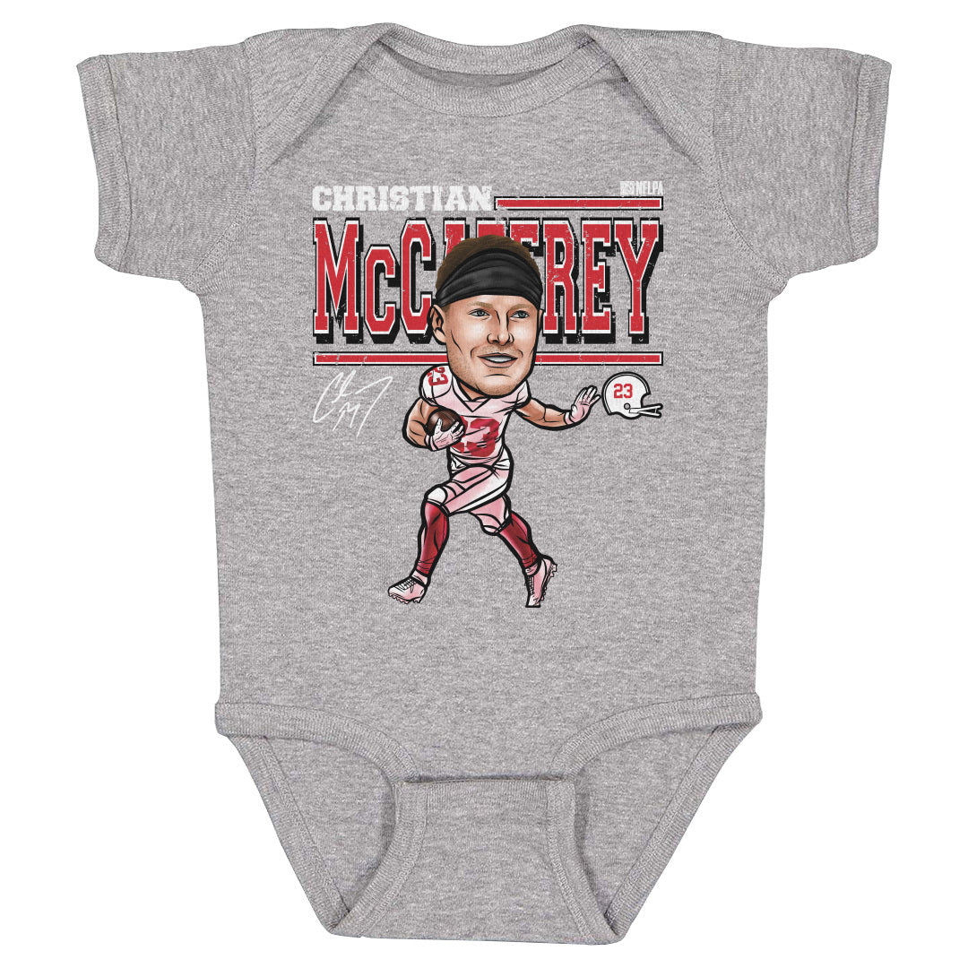 Christian McCaffrey Kids Baby Onesie | 500 LEVEL