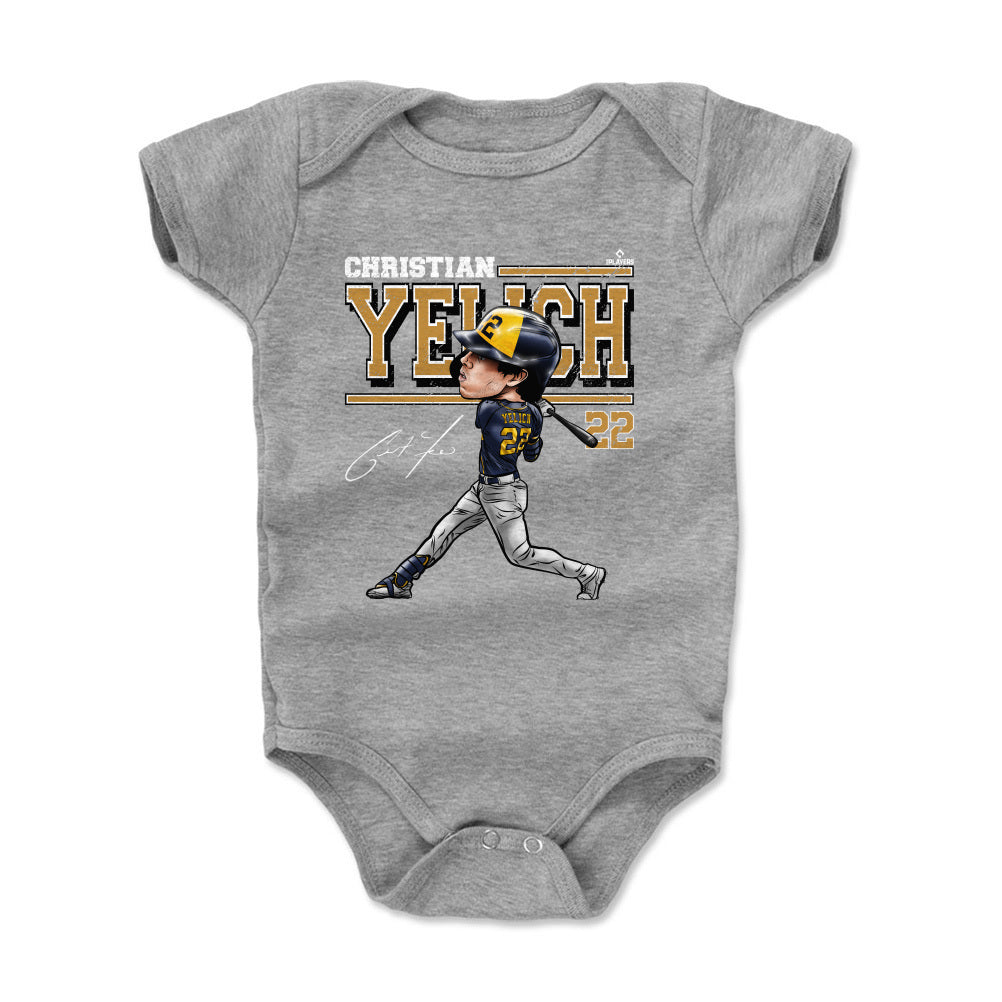 Christian Yelich Kids Baby Onesie | 500 LEVEL