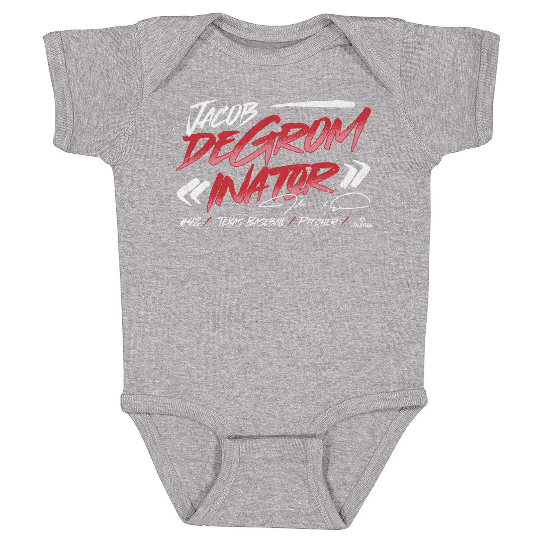 Jacob deGrom Kids Baby Onesie | 500 LEVEL