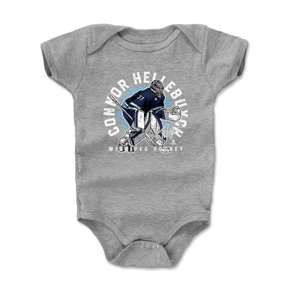 Connor Hellebuyck Kids Baby Onesie | 500 LEVEL