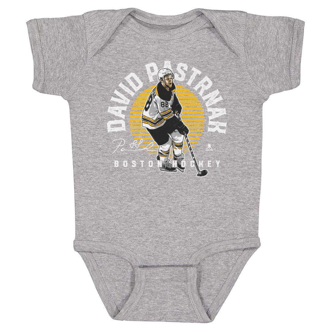 David Pastrnak Kids Baby Onesie | 500 LEVEL