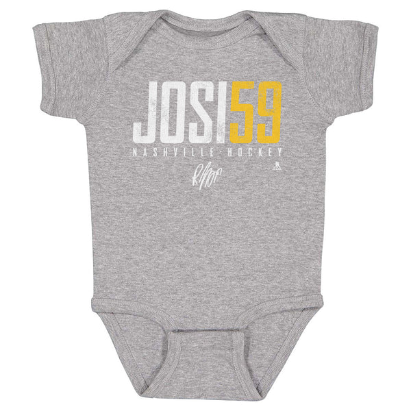 Roman Josi Baby Clothes Nashville Hockey Kids Baby Onesie 500 Level 500 LEVEL