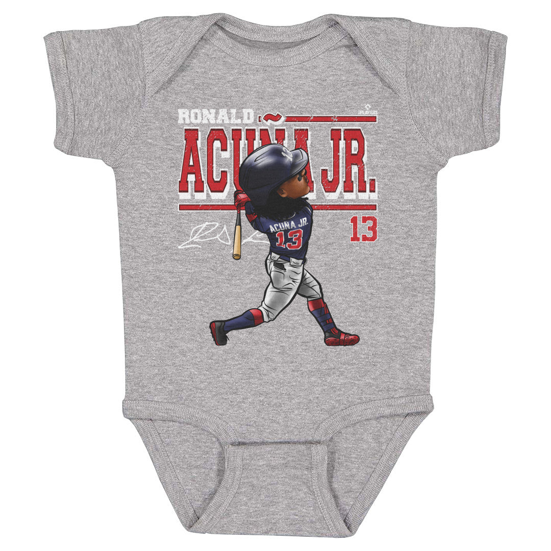 Ronald Acuna Jr. Kids Baby Onesie | 500 LEVEL
