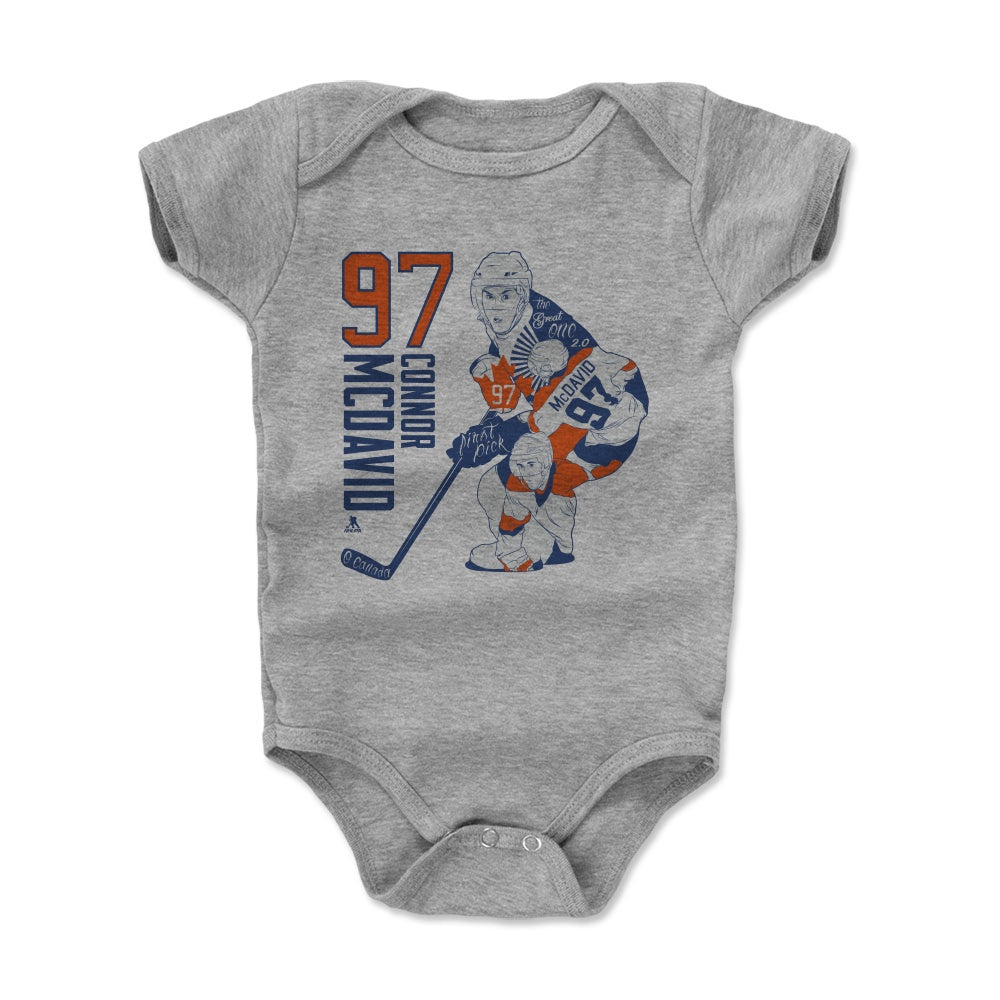 Connor McDavid Kids Baby Onesie | 500 LEVEL