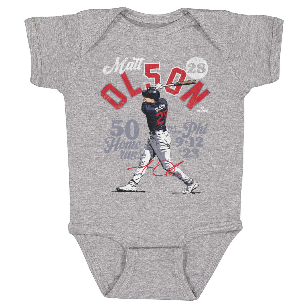 Matt Olson Kids Baby Onesie | 500 LEVEL