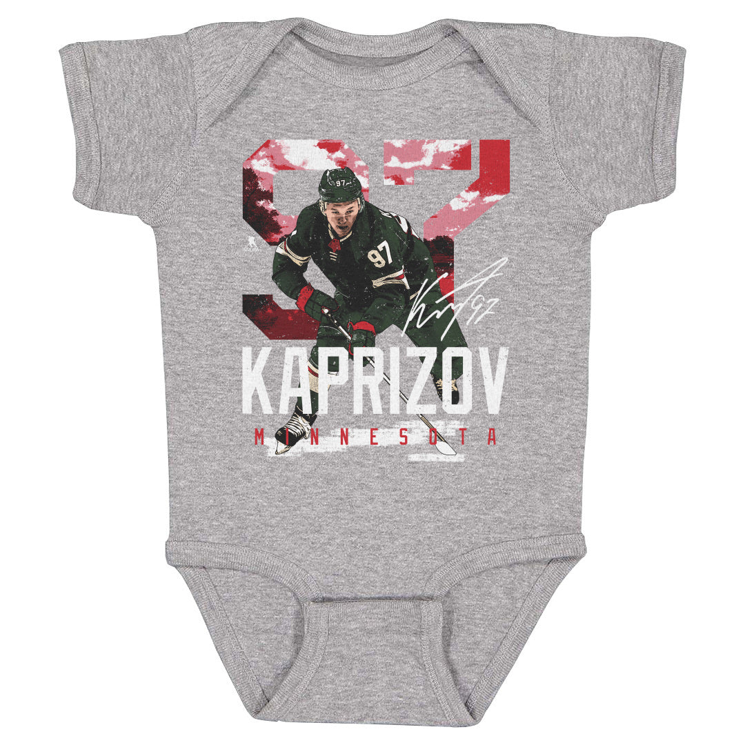 Kirill Kaprizov Kids Baby Onesie | 500 LEVEL