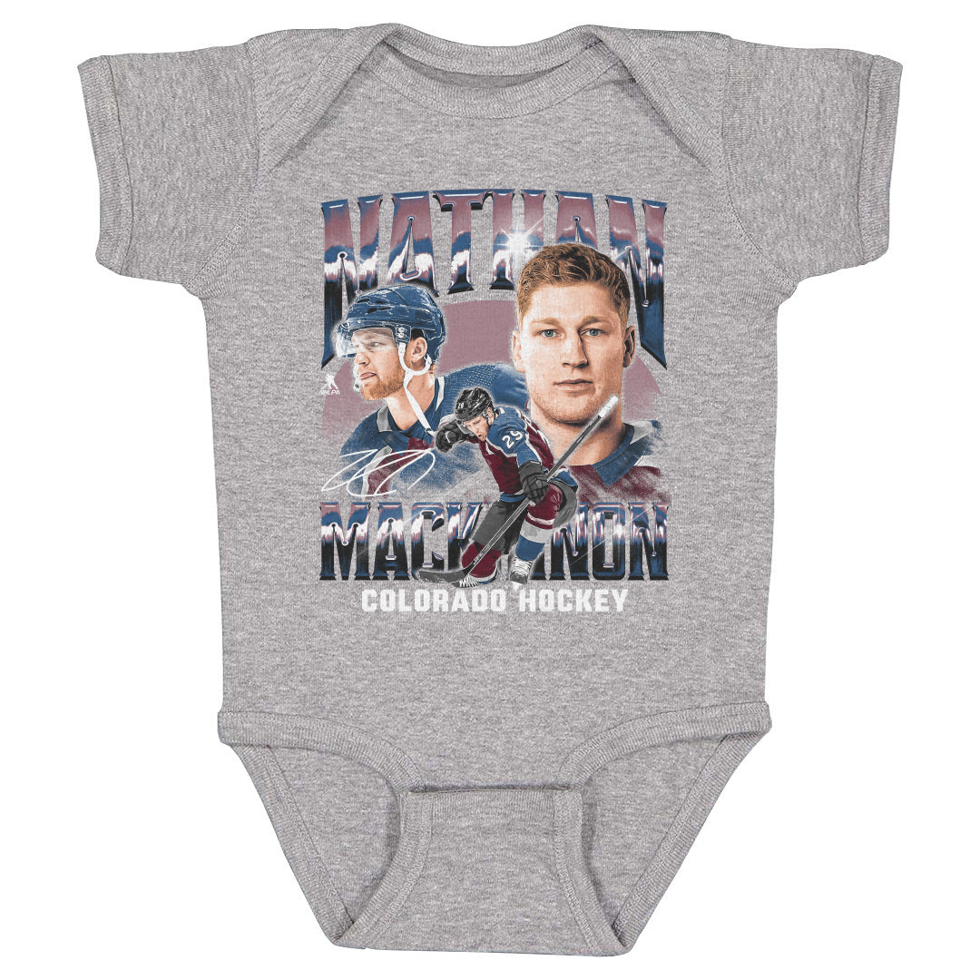 Nathan MacKinnon Kids Baby Onesie | 500 LEVEL