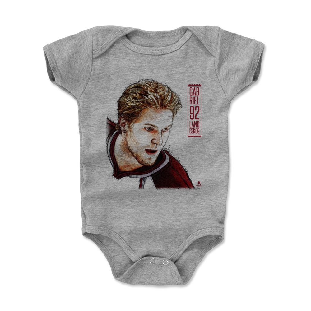 Gabriel Landeskog Kids Baby Onesie | 500 LEVEL
