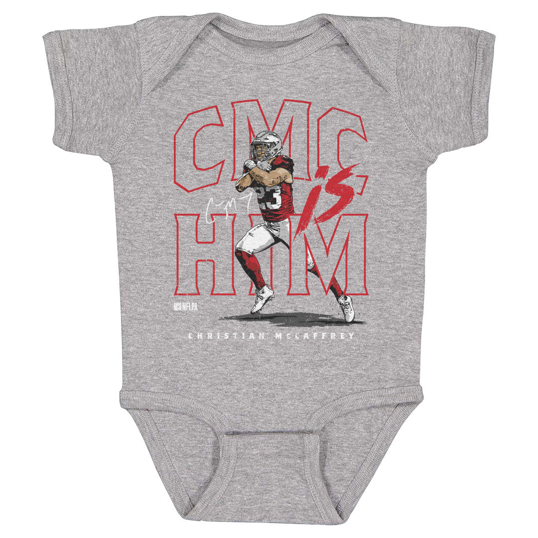 Christian McCaffrey Kids Baby Onesie | 500 LEVEL