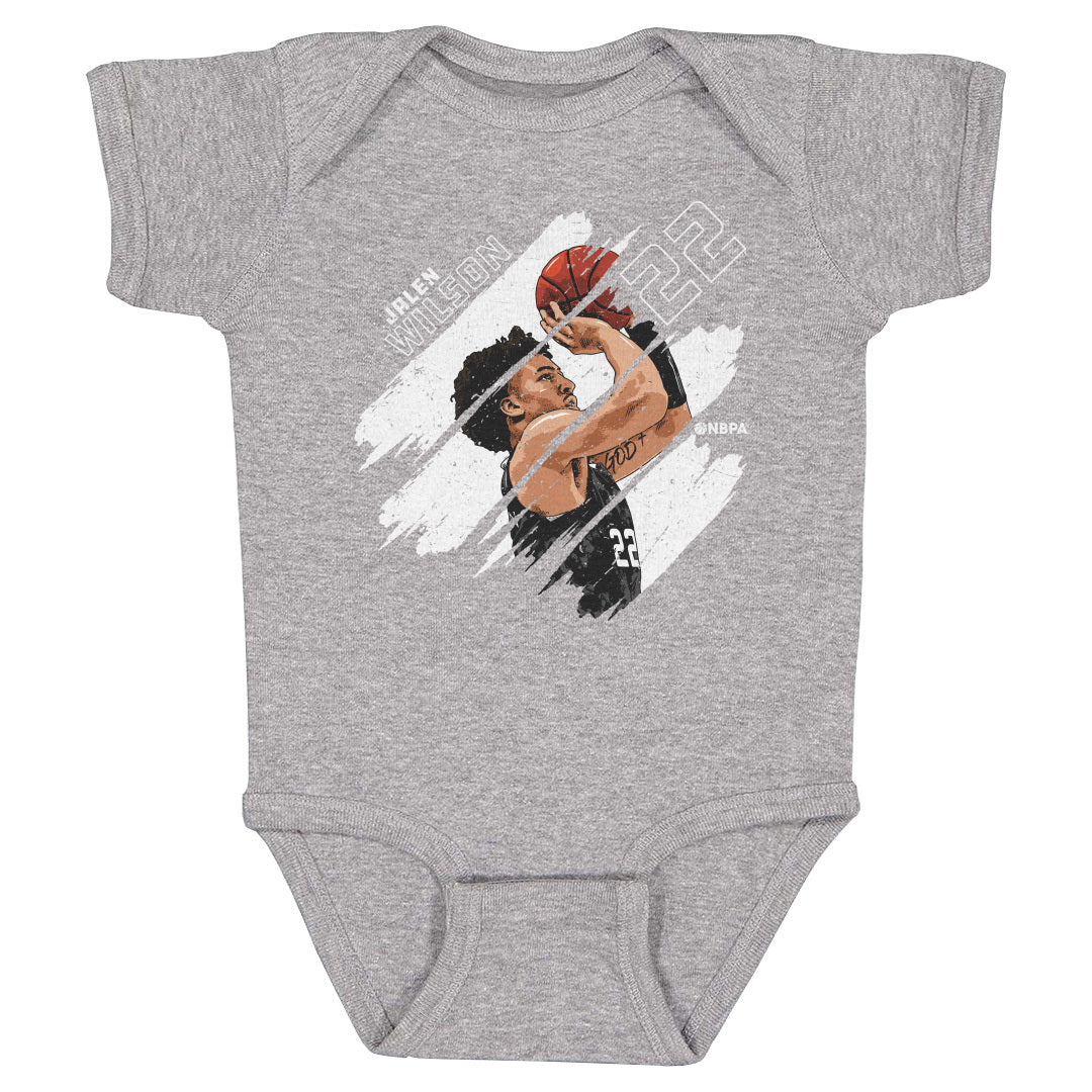 Jalen Wilson Kids Baby Onesie | 500 LEVEL