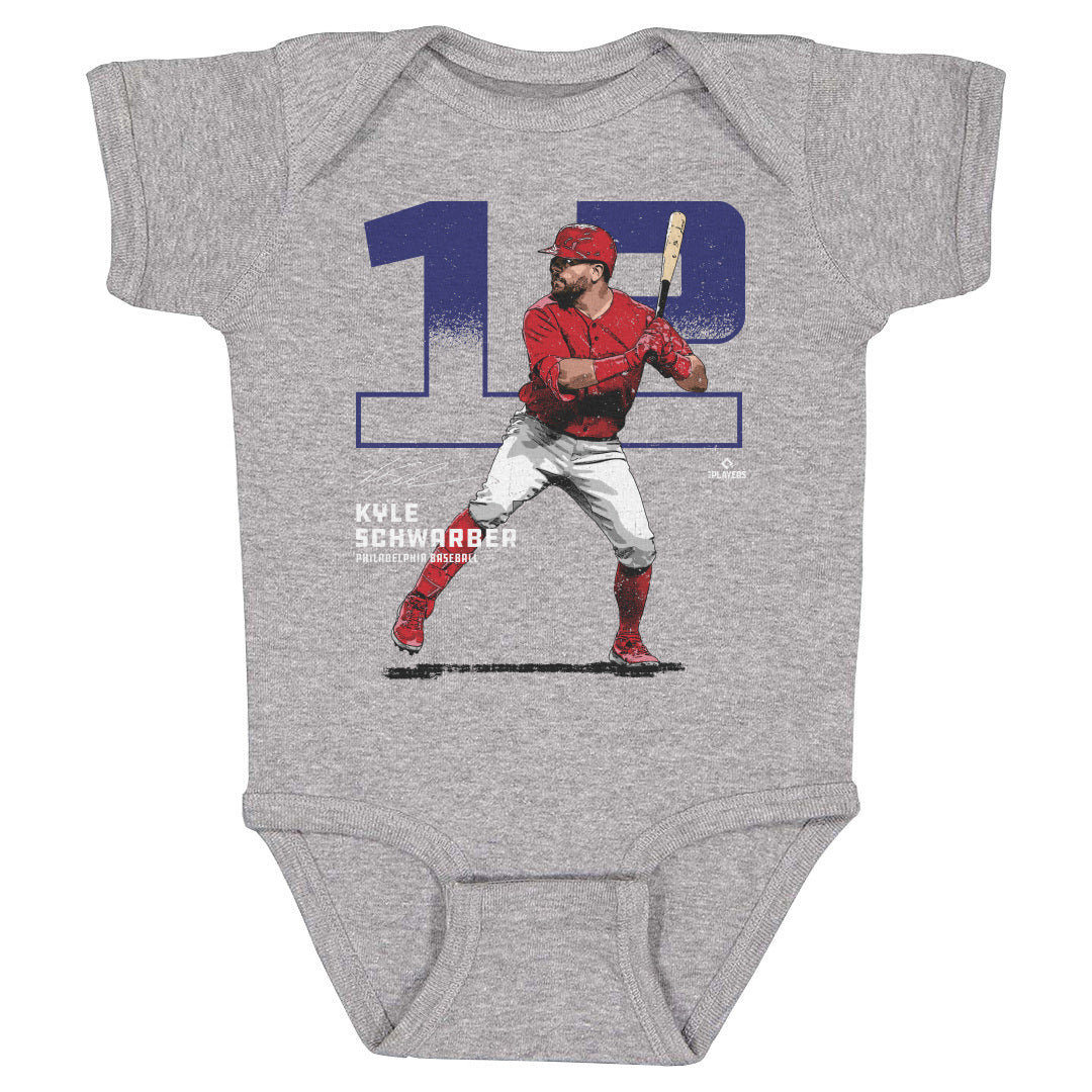 Kyle Schwarber Kids Baby Onesie | 500 LEVEL