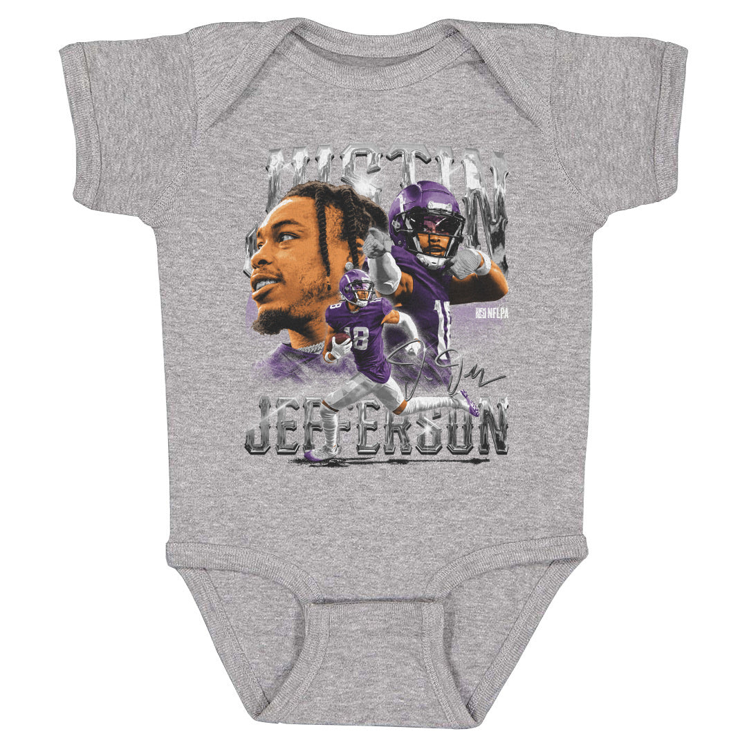 Justin Jefferson Kids Baby Onesie | 500 LEVEL