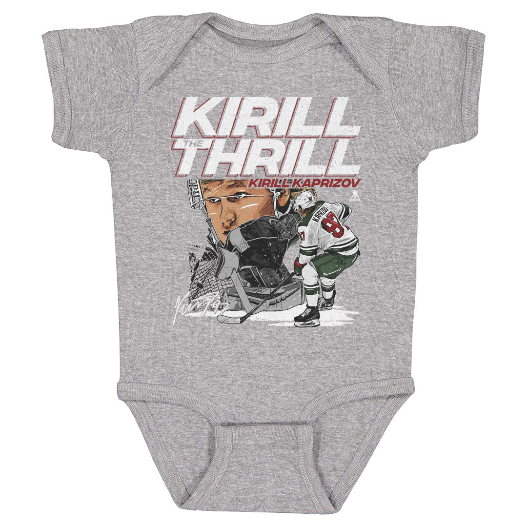 Kirill Kaprizov Kids Baby Onesie | 500 LEVEL