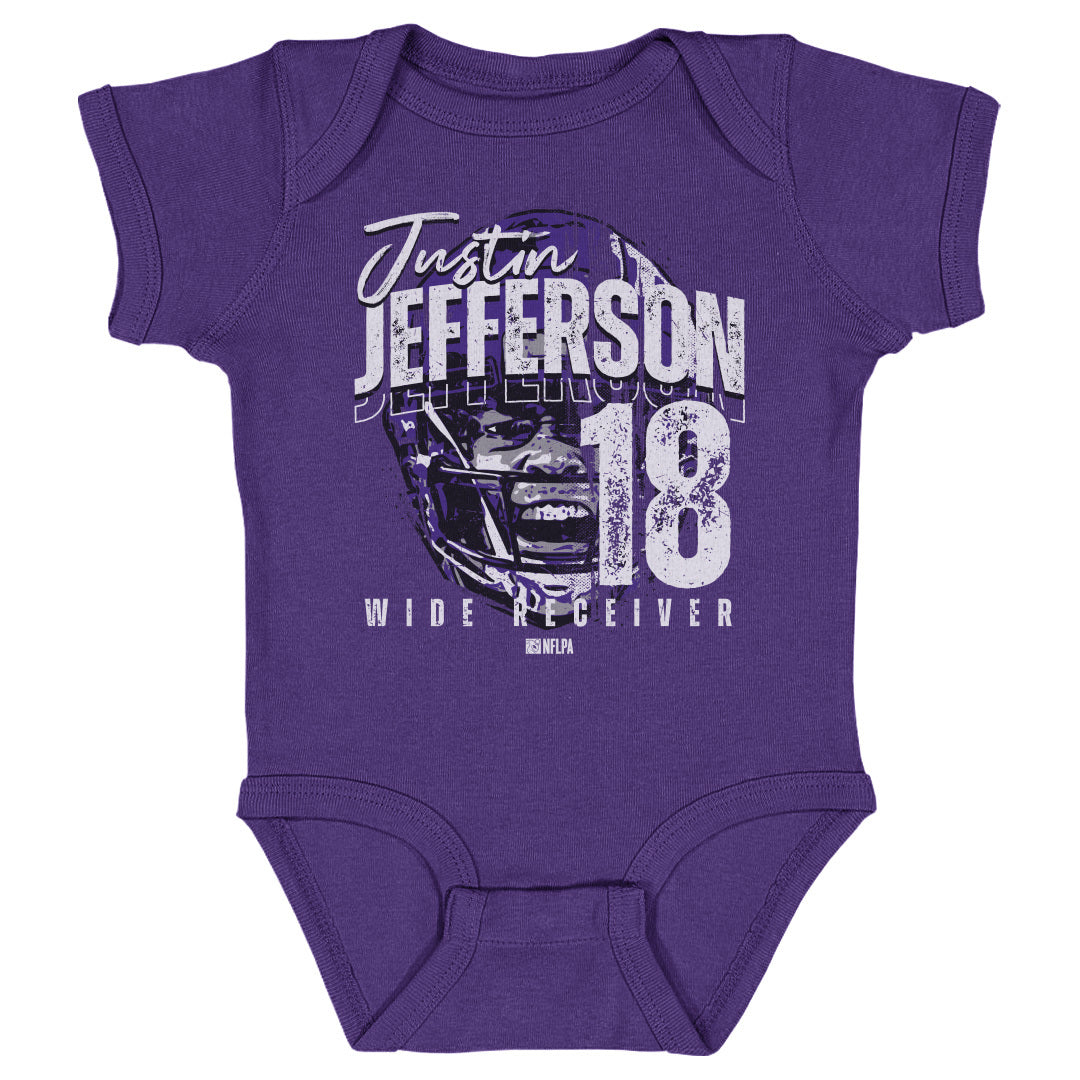 Justin Jefferson Kids Baby Onesie | 500 LEVEL