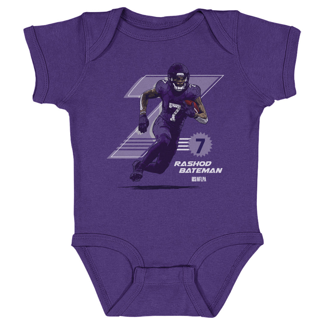Rashod Bateman Kids Baby Onesie | 500 LEVEL