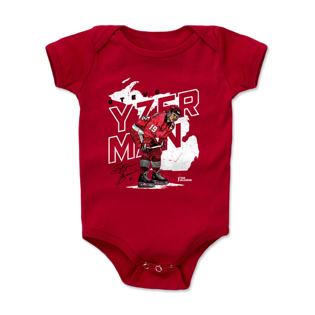 Steve Yzerman Kids Baby Onesie | 500 LEVEL