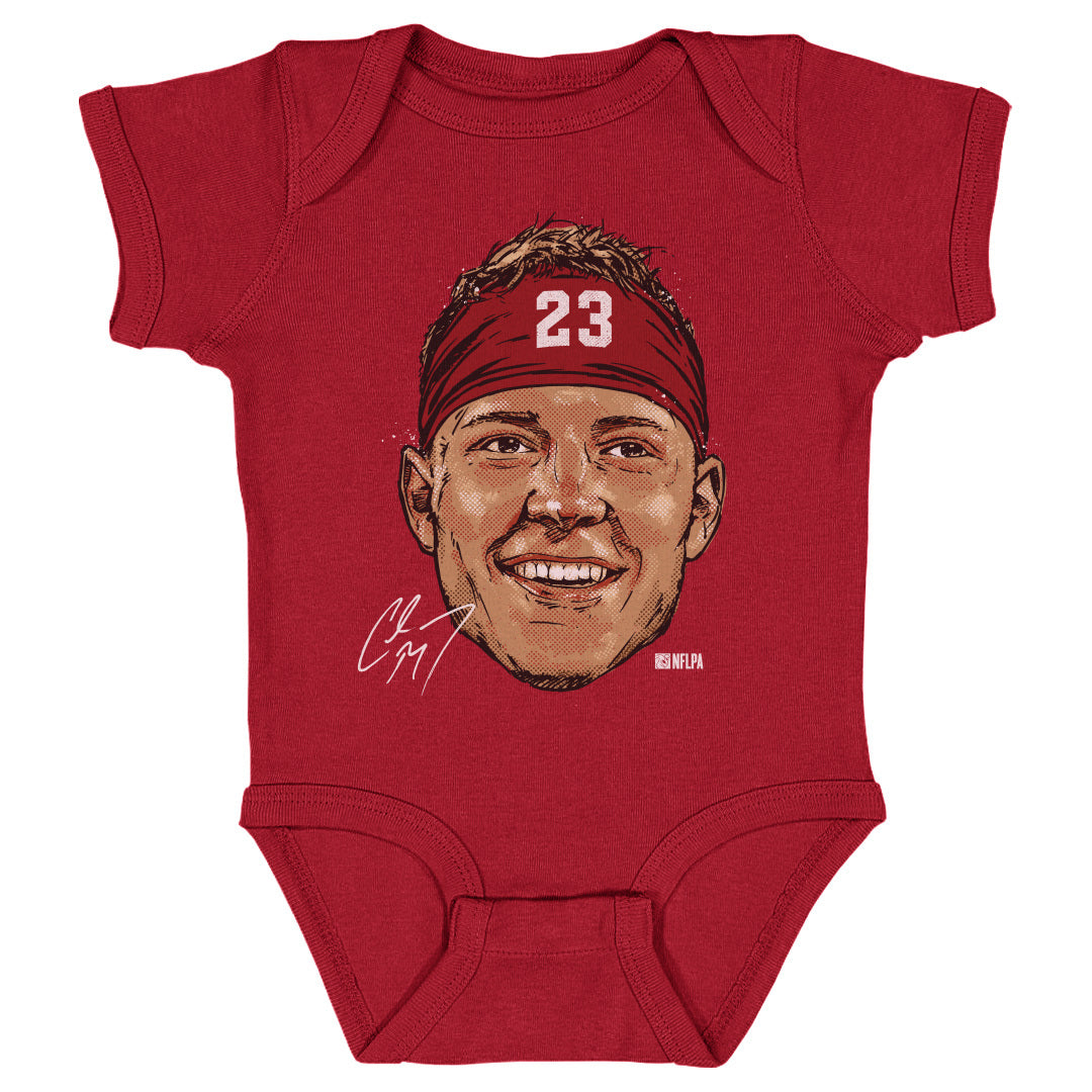 Christian McCaffrey Kids Baby Onesie | 500 LEVEL