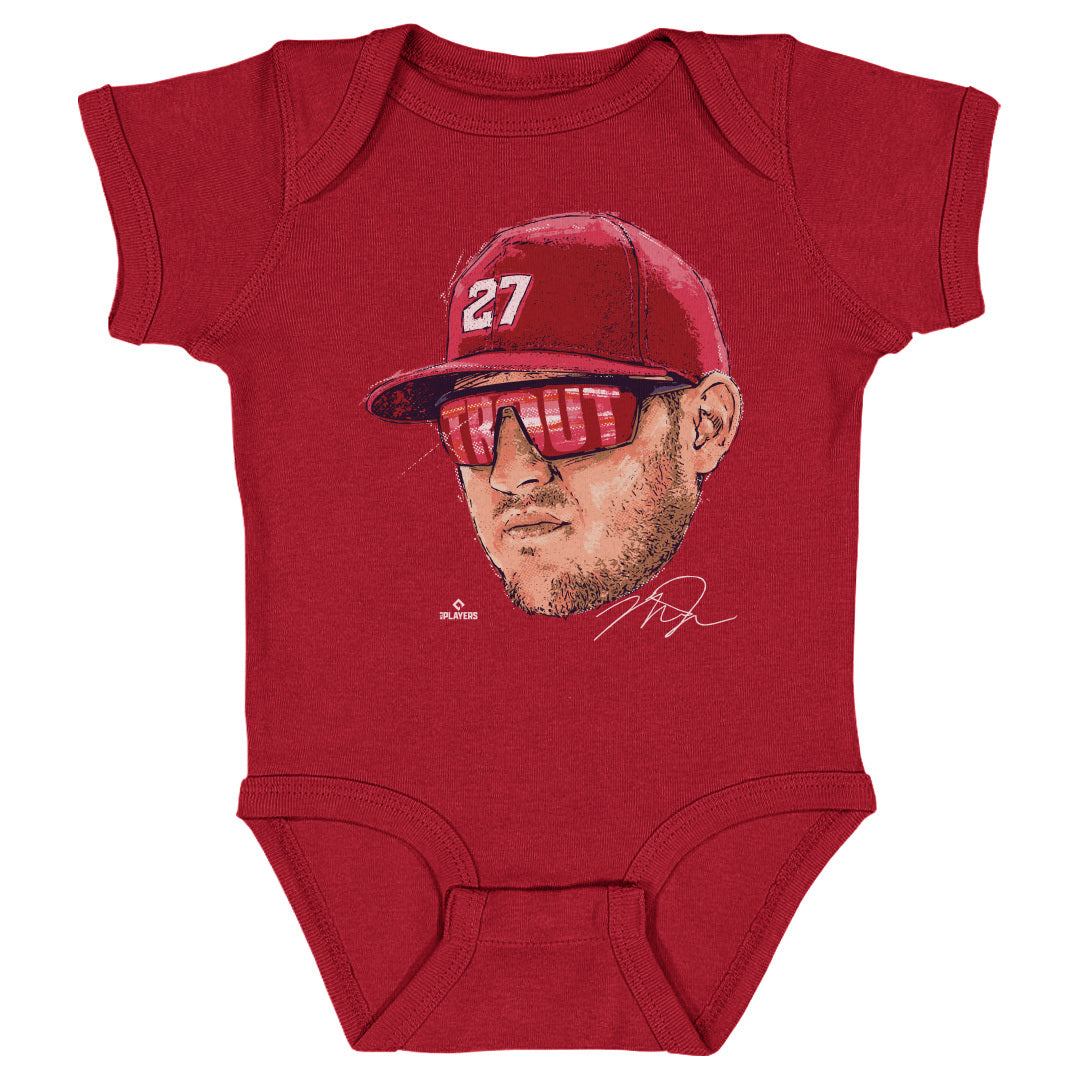 Mike Trout Kids Baby Onesie | 500 LEVEL