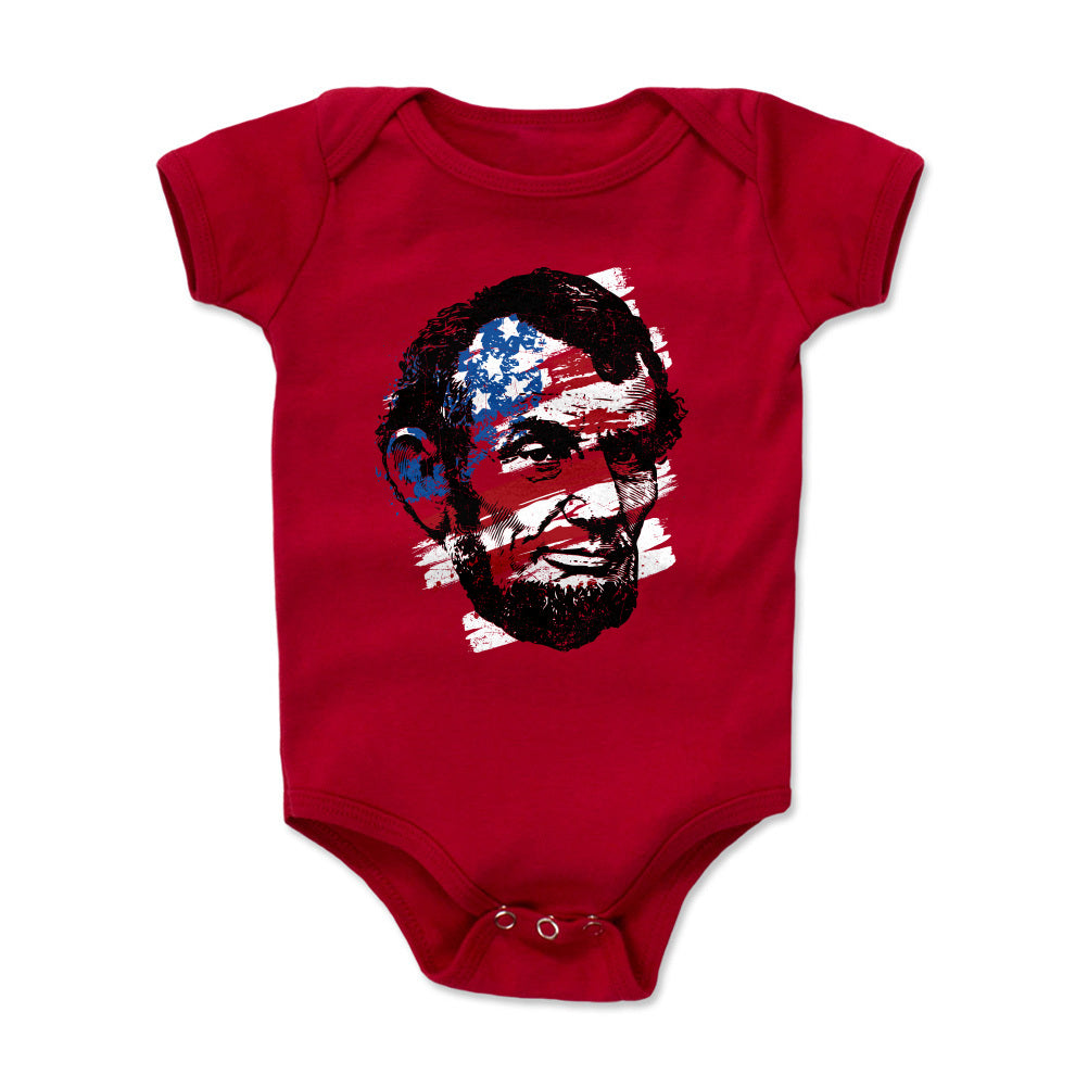 Abraham Lincoln Kids Baby Onesie | 500 LEVEL