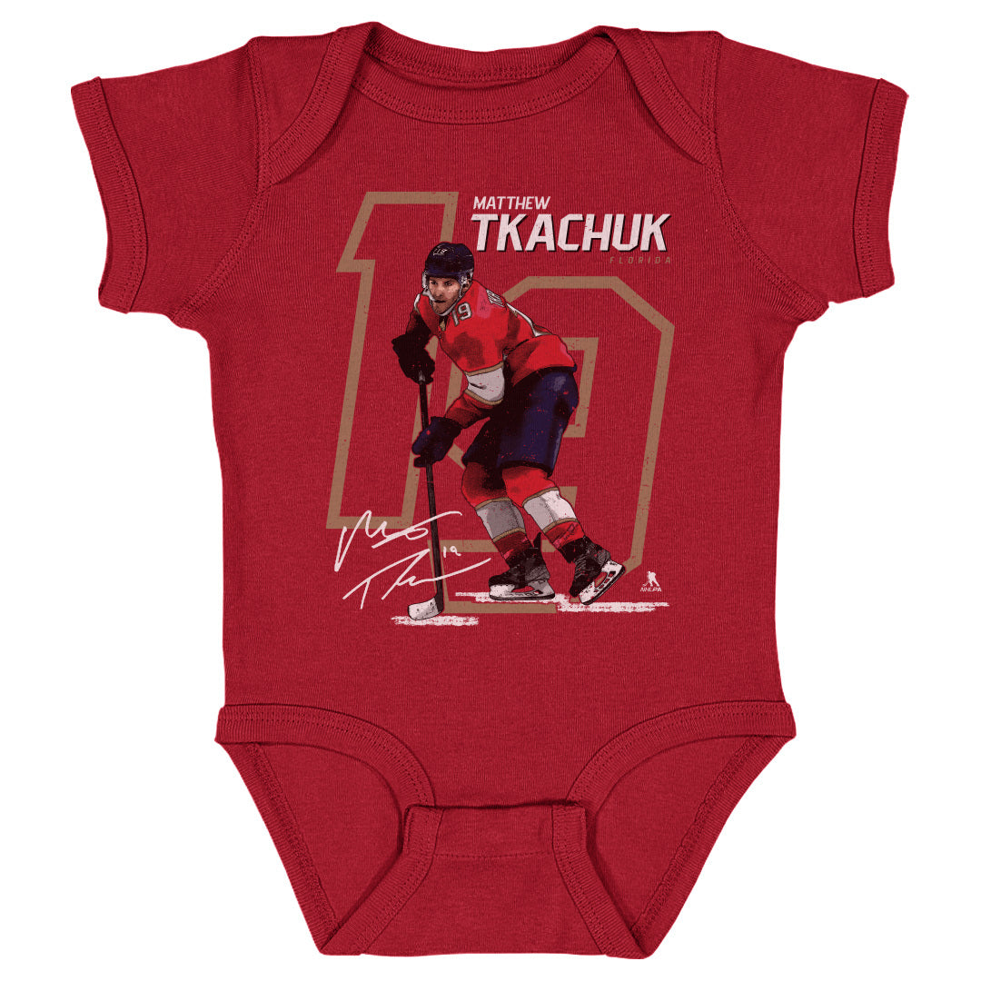 Matthew Tkachuk Kids Baby Onesie | 500 LEVEL