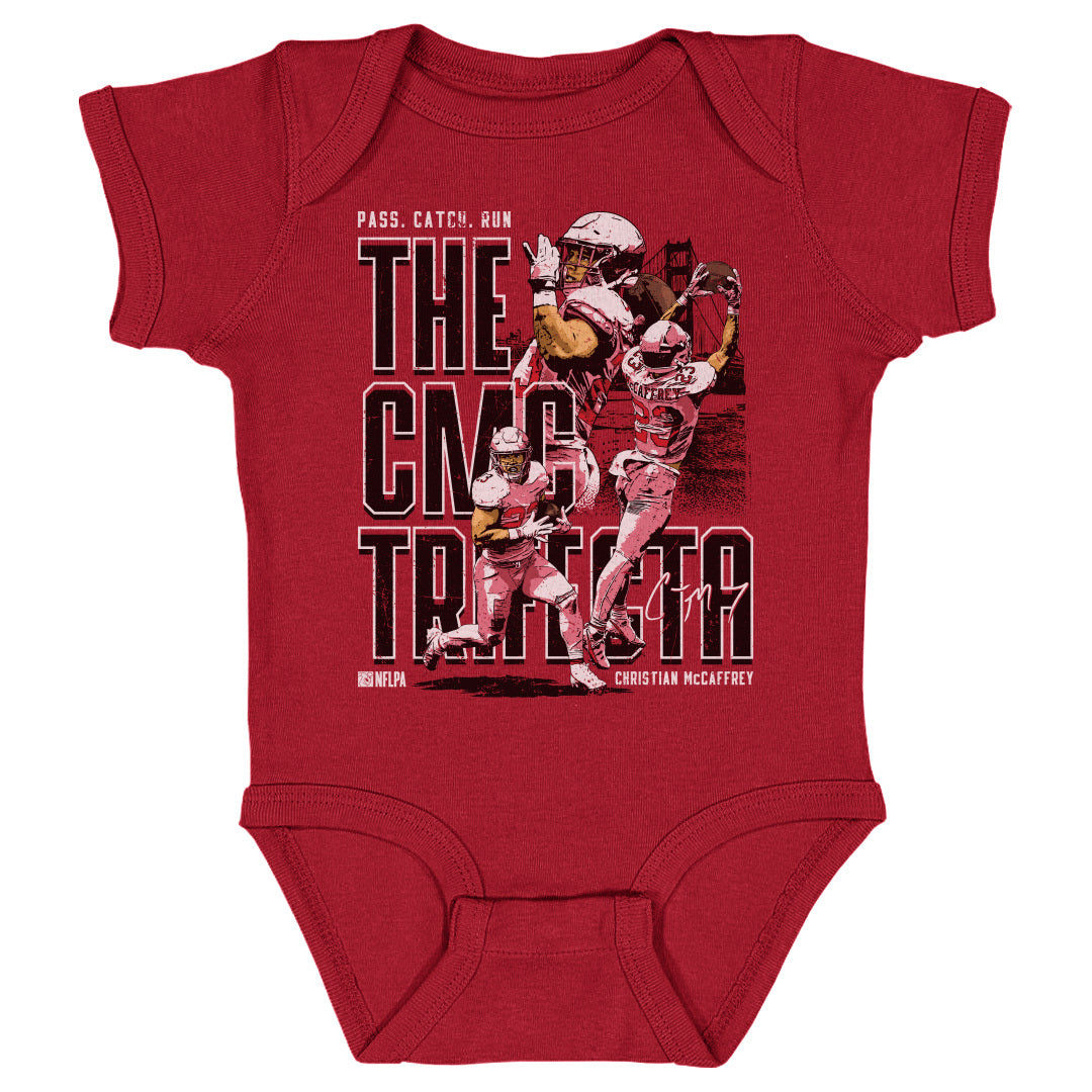 Christian McCaffrey Kids Baby Onesie | 500 LEVEL