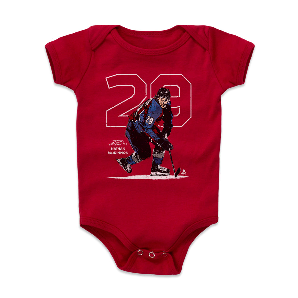 Nathan MacKinnon Kids Baby Onesie | 500 LEVEL
