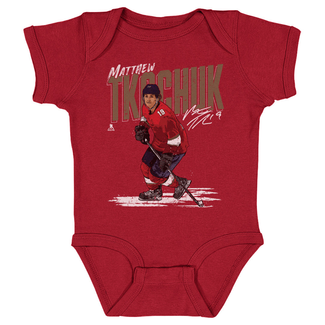 Matthew Tkachuk Kids Baby Onesie | 500 LEVEL