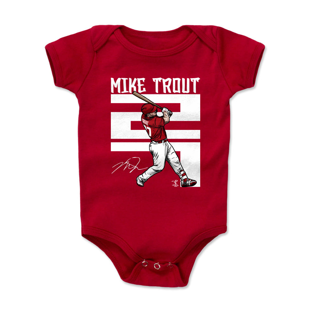 Mike Trout Kids Baby Onesie | 500 LEVEL