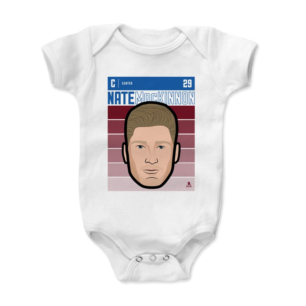 Nathan MacKinnon Kids Baby Onesie | 500 LEVEL