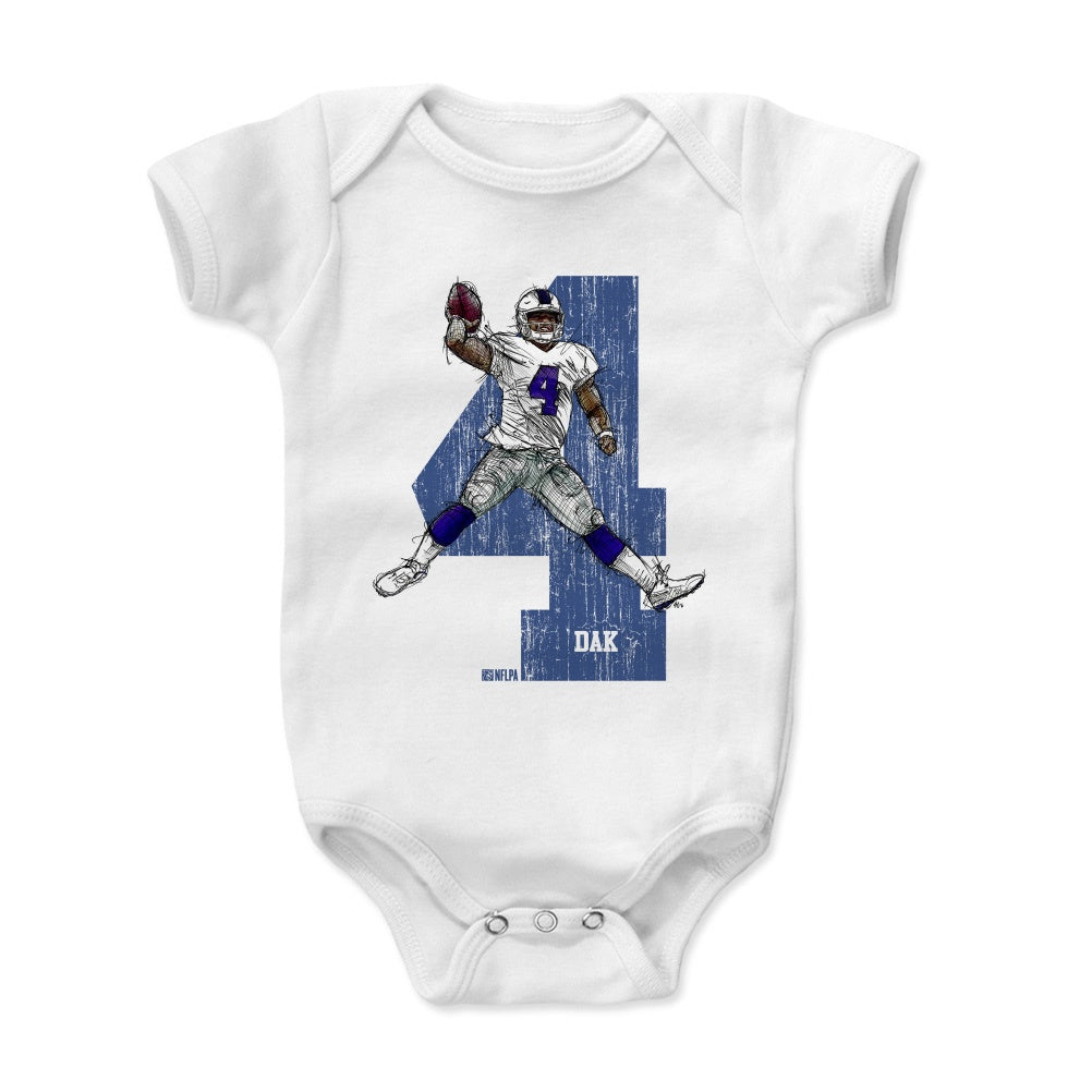 Dak Prescott Kids Baby Onesie | 500 LEVEL