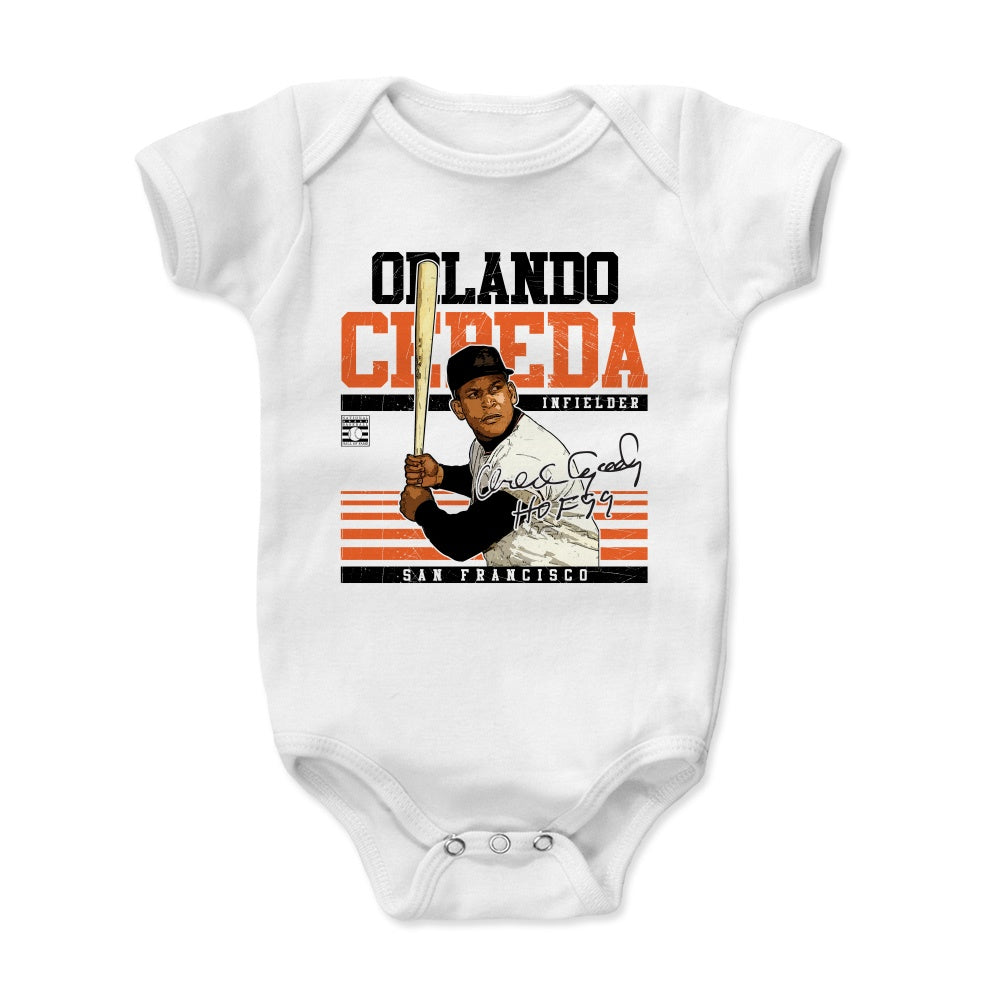 Orlando Cepeda Kids Baby Onesie | 500 LEVEL