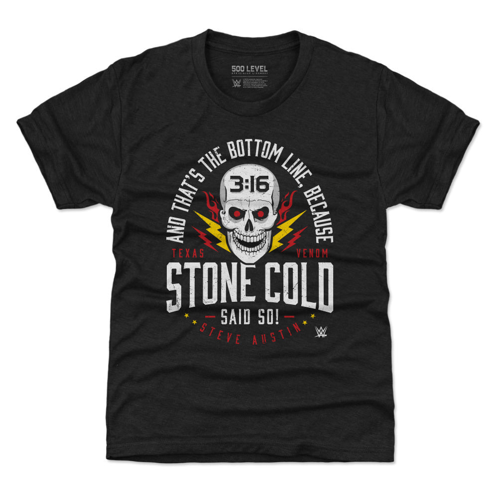 Stone Cold Steve Austin Kids T-Shirt | 500 LEVEL