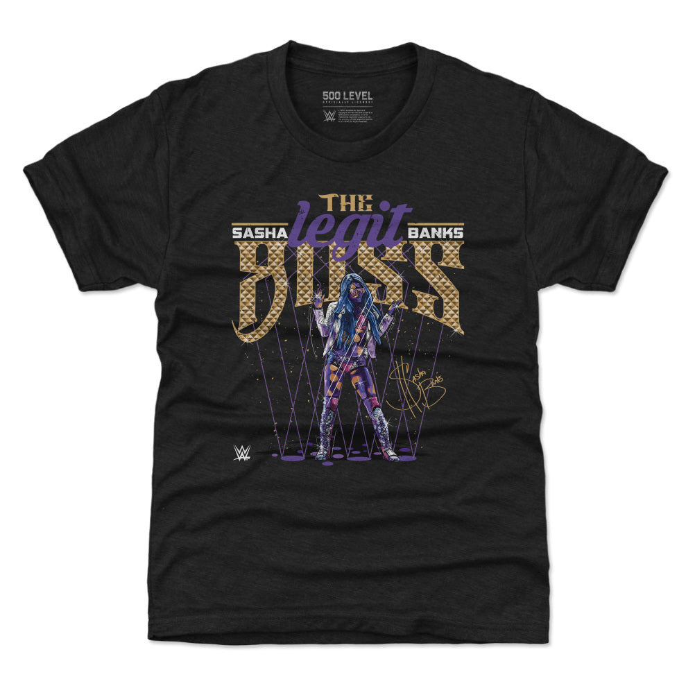 Sasha Banks Kids T-Shirt | 500 LEVEL