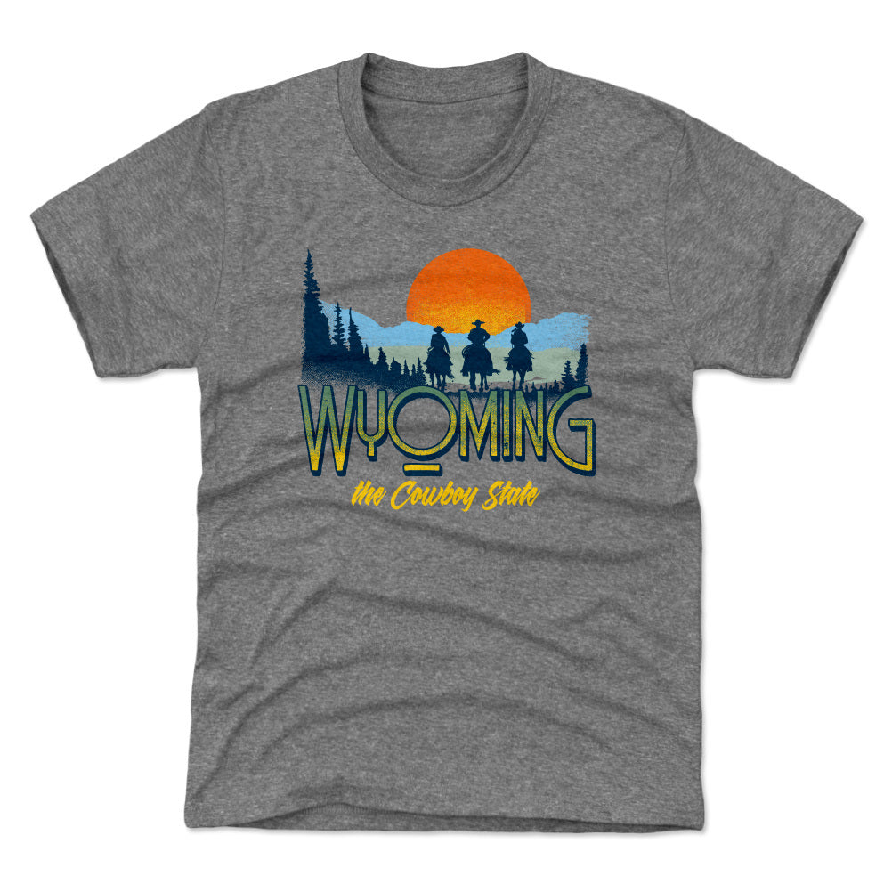 Wyoming Kids T-Shirt | 500 LEVEL
