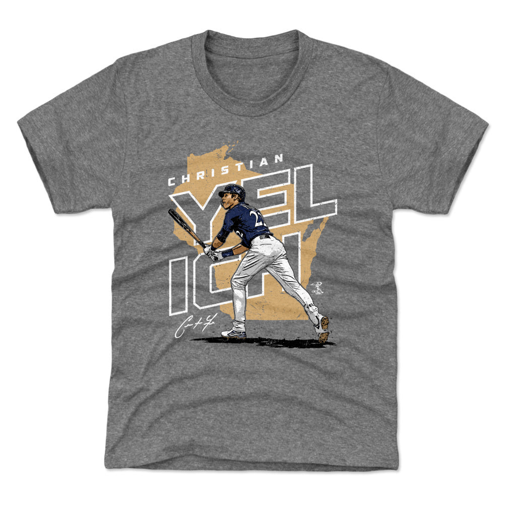 Christian Yelich Kids T-Shirt | 500 LEVEL