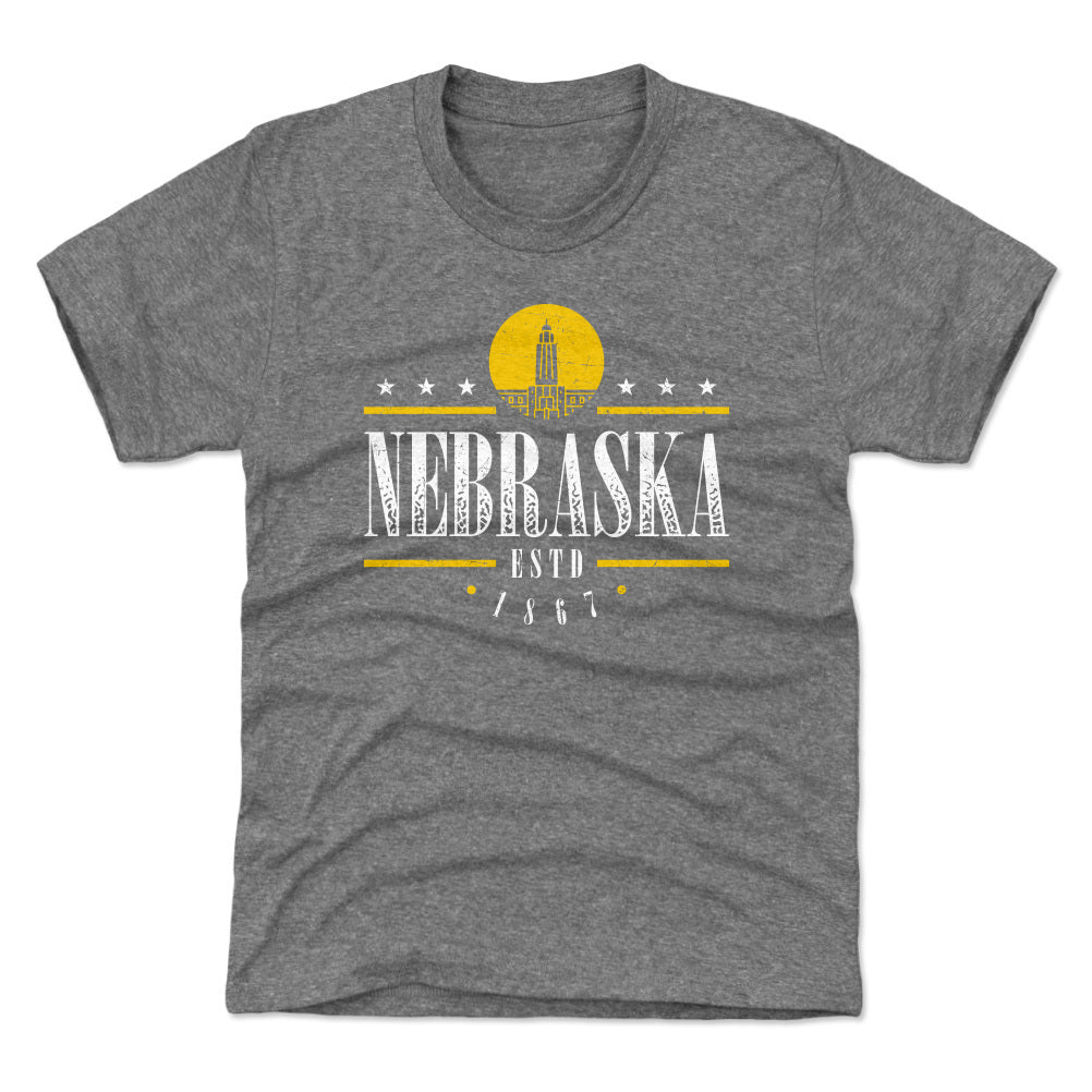 Nebraska Kids T-Shirt | 500 LEVEL