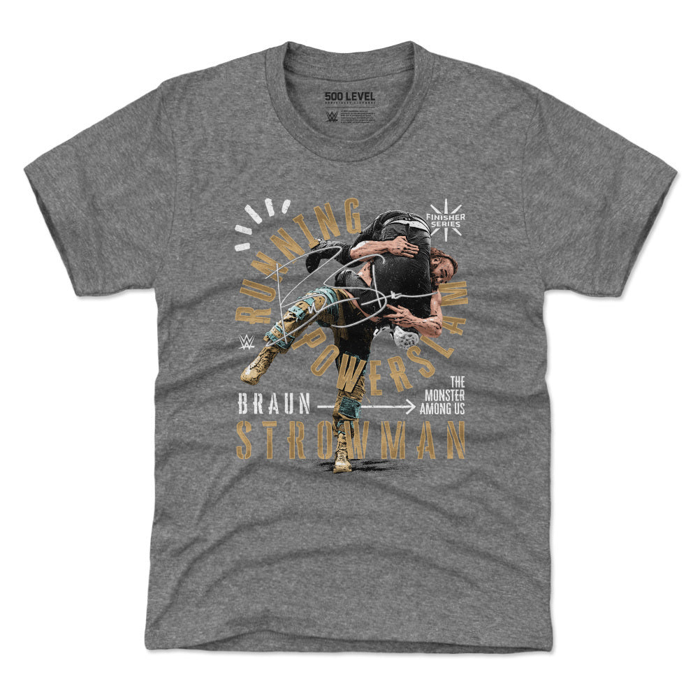Braun Strowman Kids T-Shirt | 500 LEVEL