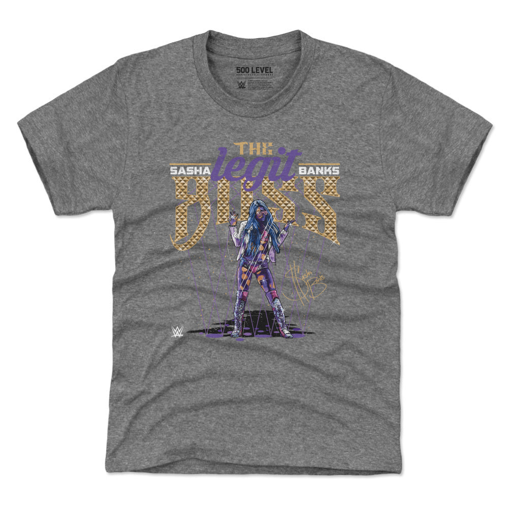 Sasha Banks Kids T-Shirt | 500 LEVEL