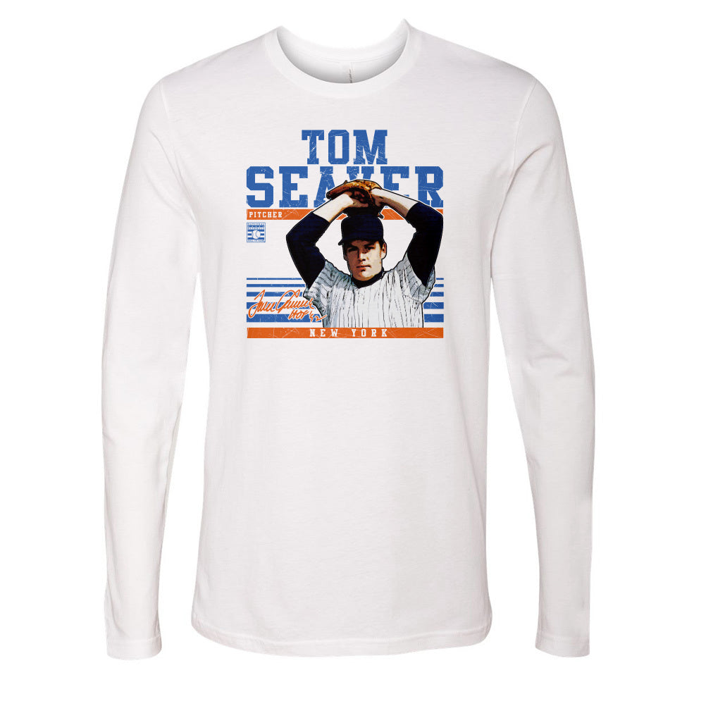 Tom Seaver Men's Long Sleeve T-Shirt | 500 LEVEL
