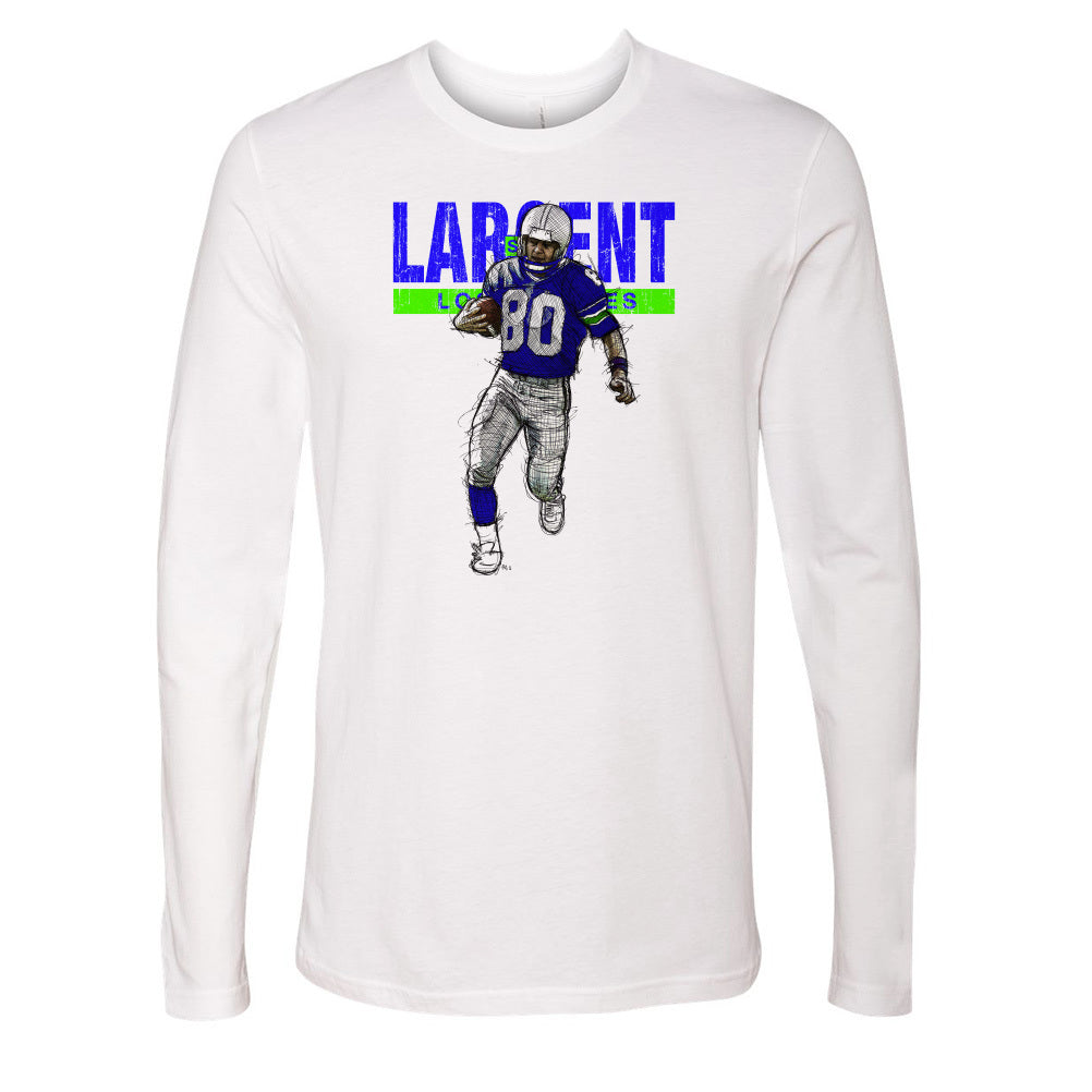 Steve Largent Men's Long Sleeve T-Shirt | 500 LEVEL