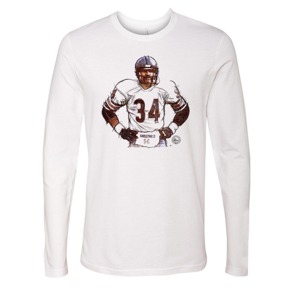 Walter Payton Men's Long Sleeve T-Shirt | 500 LEVEL