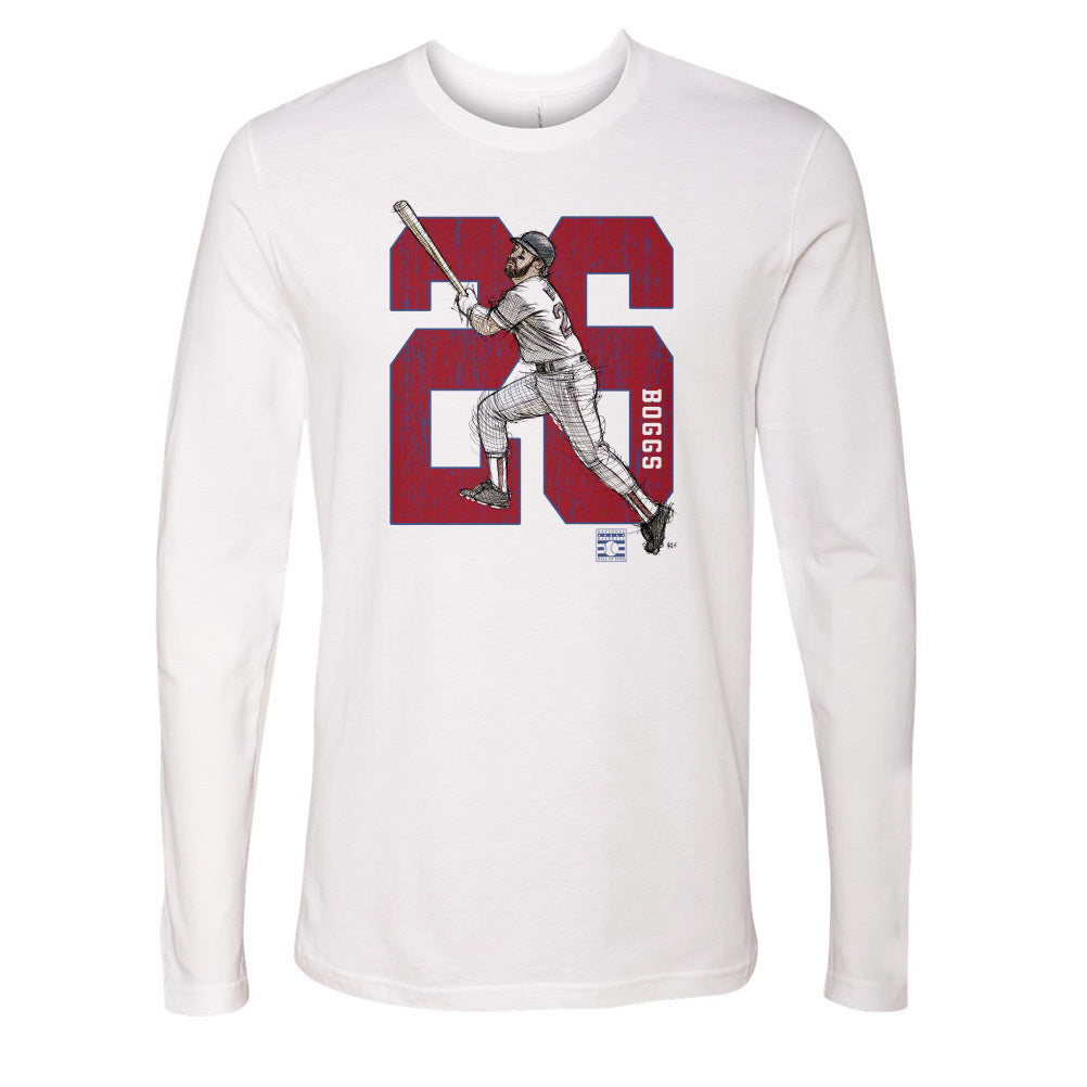 Wade Boggs Men's Long Sleeve T-Shirt | 500 LEVEL